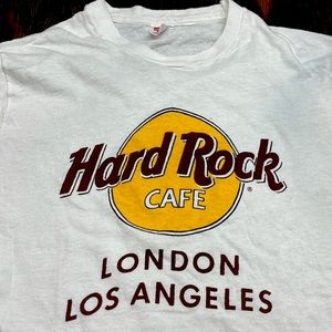 Hard Rock Cafe London/ Los Angeles men’s medium Hanes T vintage